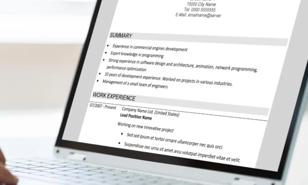 Resume Writing
